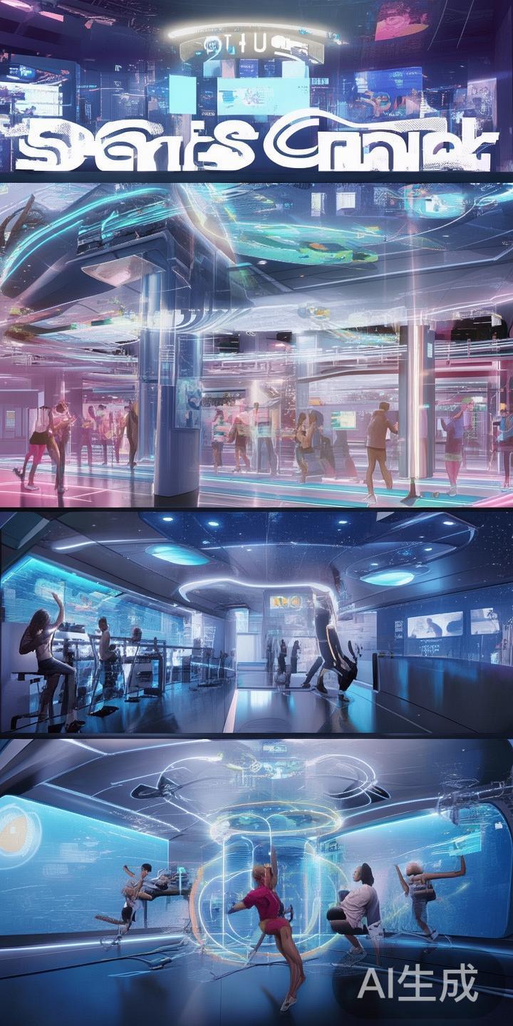 以“未来运动馆”为例，场馆配备了智能传感器和数据分